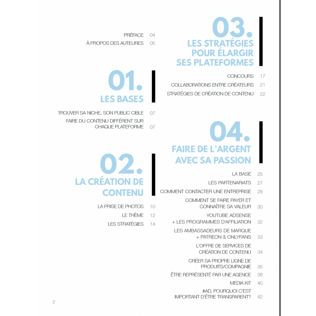 Ebook créateurs